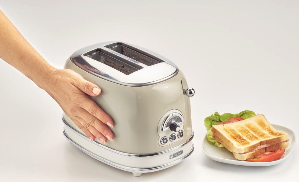 Ariete 0155 Vintage Tostapane 2 fette - beige