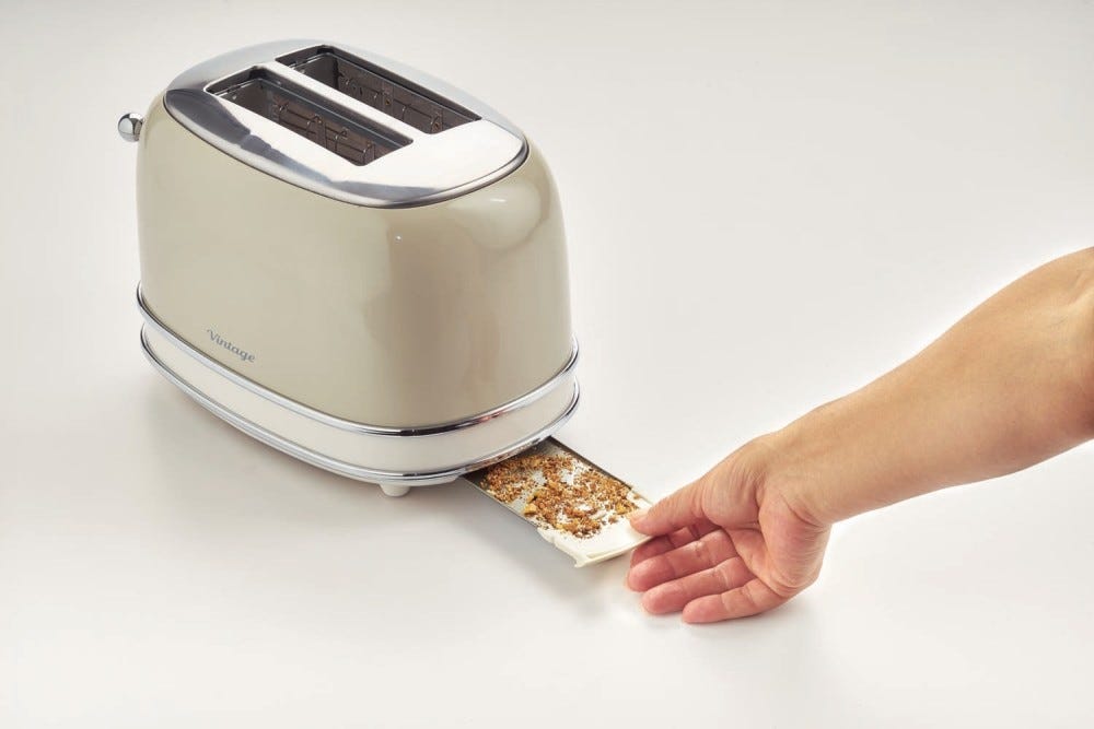 Ariete 0155 Vintage Tostapane 2 fette - beige