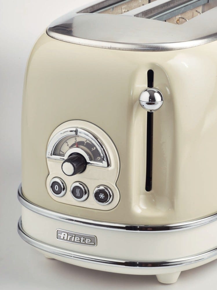 Ariete 0155 Vintage Tostapane 2 fette - beige