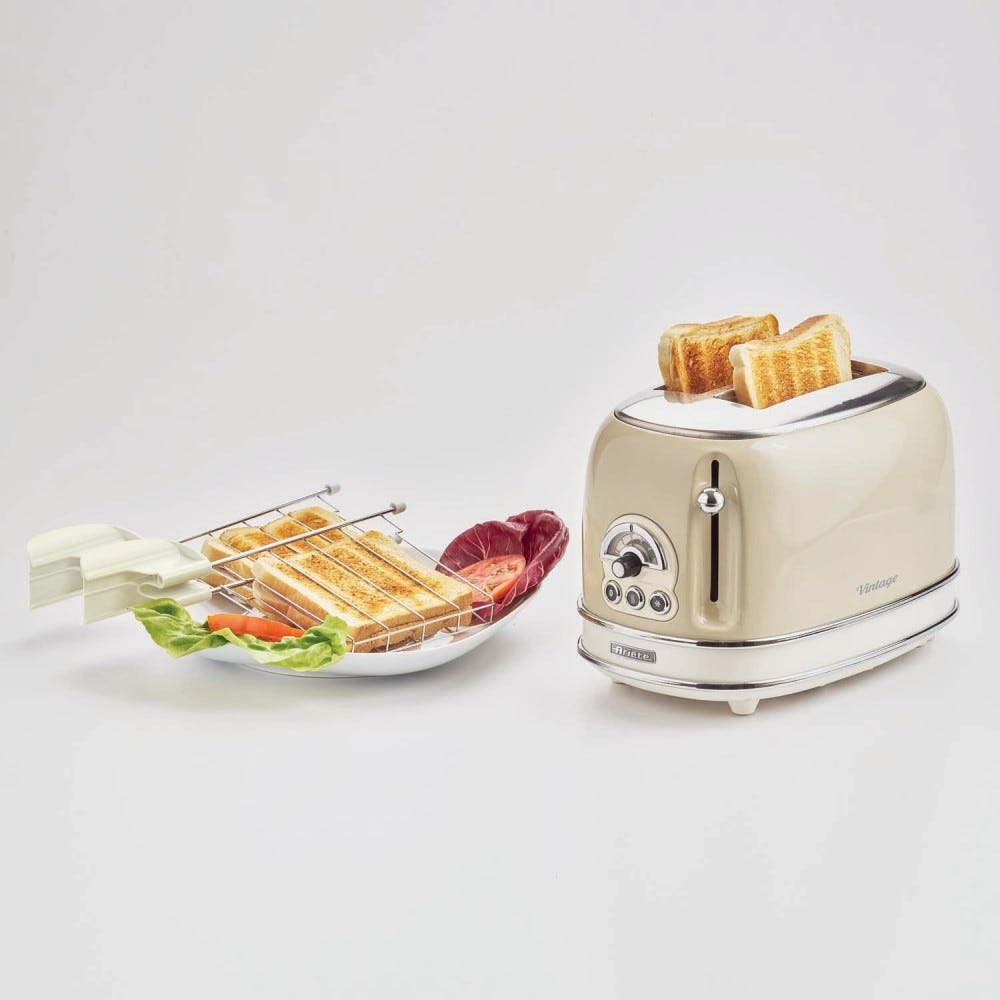 Ariete 0155 Vintage Tostapane 2 fette - beige