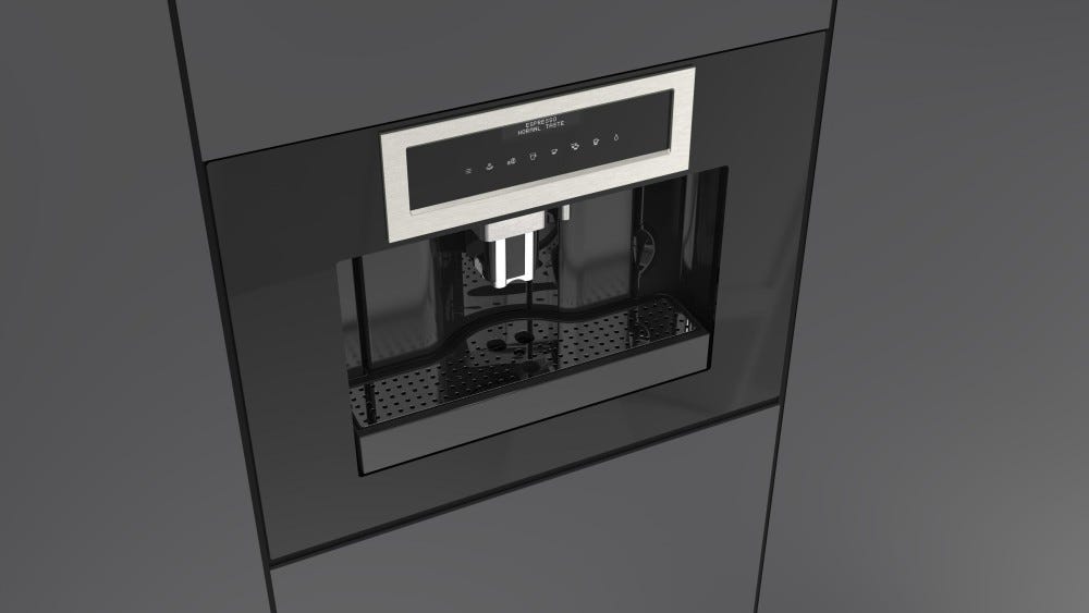 Fulgor FCLCM 4500 TF BK Macchina caffè da incasso cm. 59 h. 45 - vetro nero