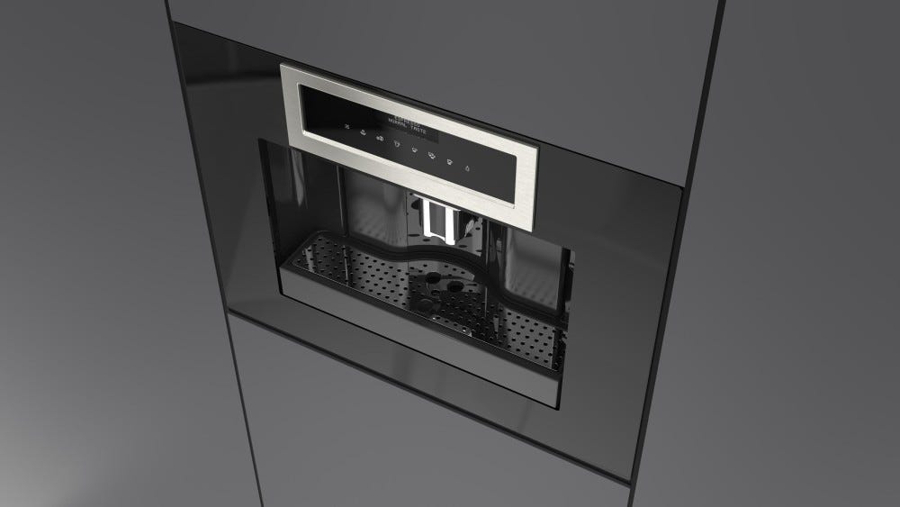 Fulgor FCLCM 4500 TF BK Macchina caffè da incasso cm. 59 h. 45 - vetro nero