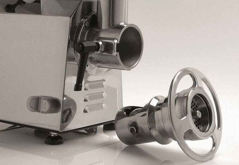 Fama FTI136UT Unger Tritacarne professionale Trifase, 300 kg/h, gruppo Acciaio Inox Unger Totale