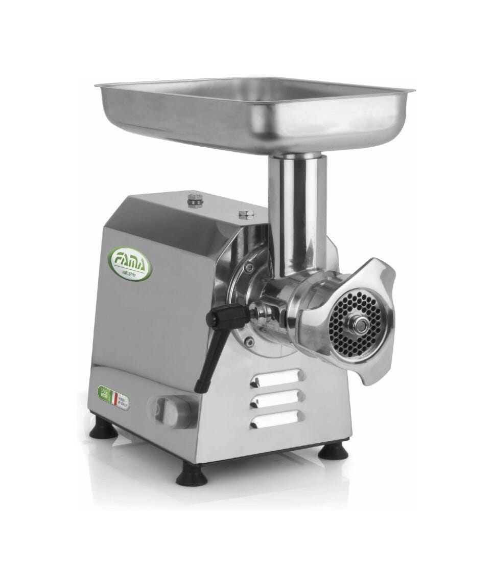 Fama FTI117U Unger Tritacarne professionale Monofase, 300 kg/h, gruppo Ghisa Alimentare 1/2 Unger