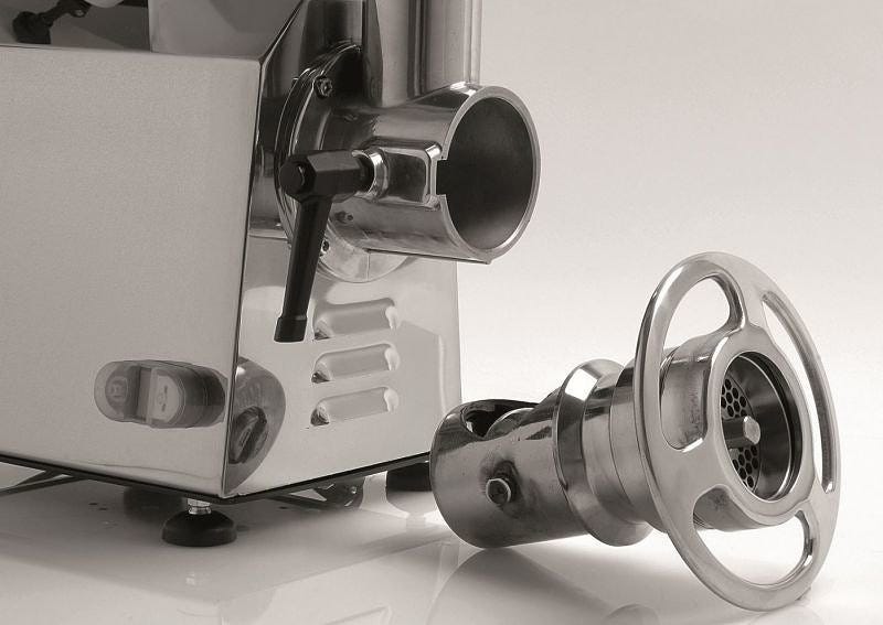 Fama FTI137U Unger Tritacarne professionale Monofase, 300 kg/h, gruppo Acciaio Inox 1/2 Unger
