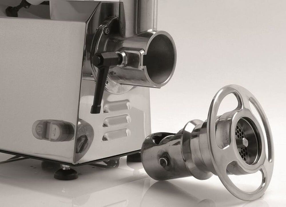 Fama FTI137UT Unger Tritacarne professionale Monofase, 300 kg/h, gruppo Acciaio Inox Unger Totale