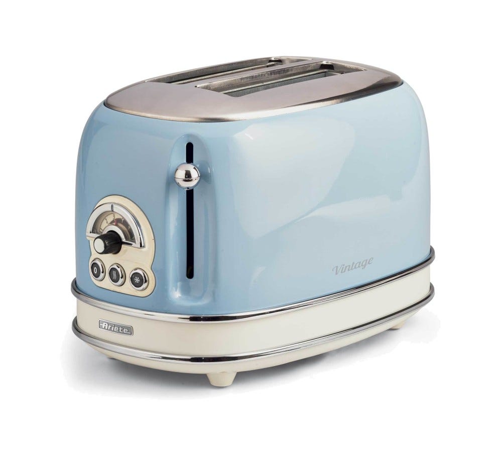 Ariete 0155 Vintage Tostapane 2 fette - celeste