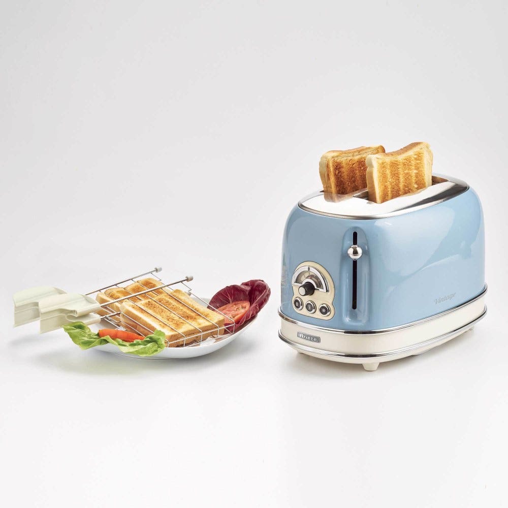 Ariete 0155 Vintage Tostapane 2 fette - celeste