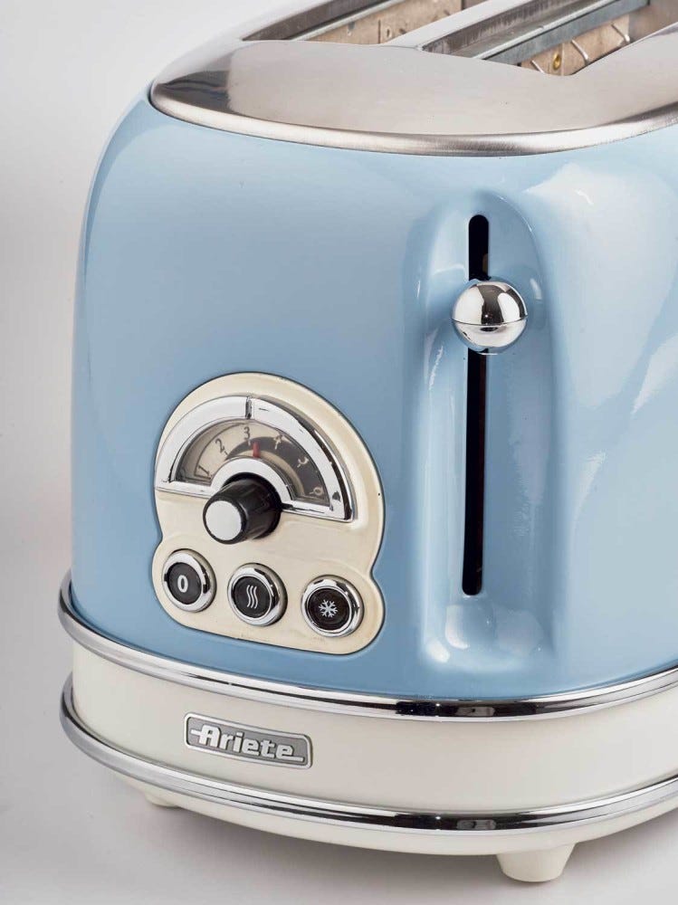 Ariete 0155 Vintage Tostapane 2 fette - celeste