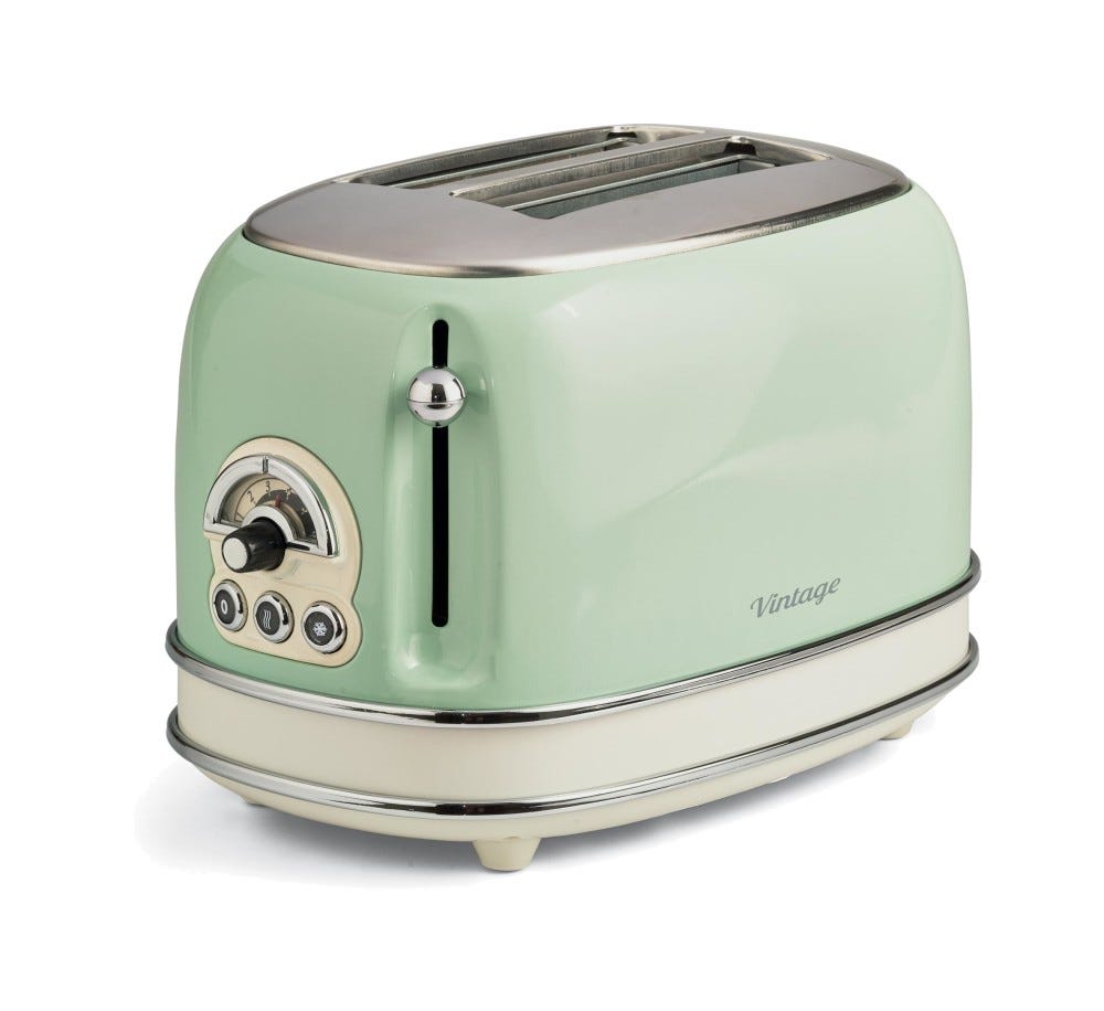 Ariete 0155 Vintage Tostapane 2 fette - Verde