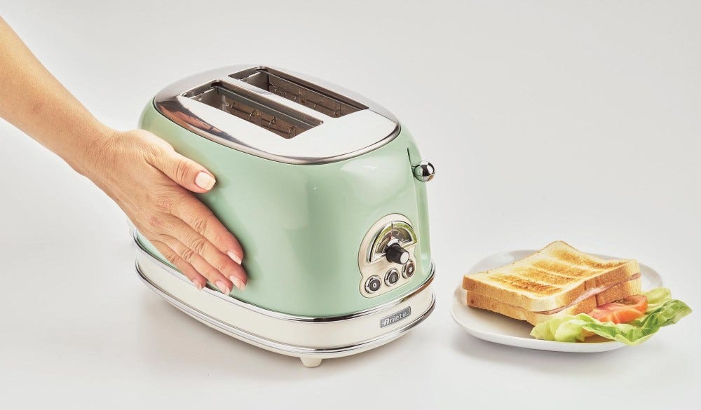Ariete 0155 Vintage Tostapane 2 fette - Verde