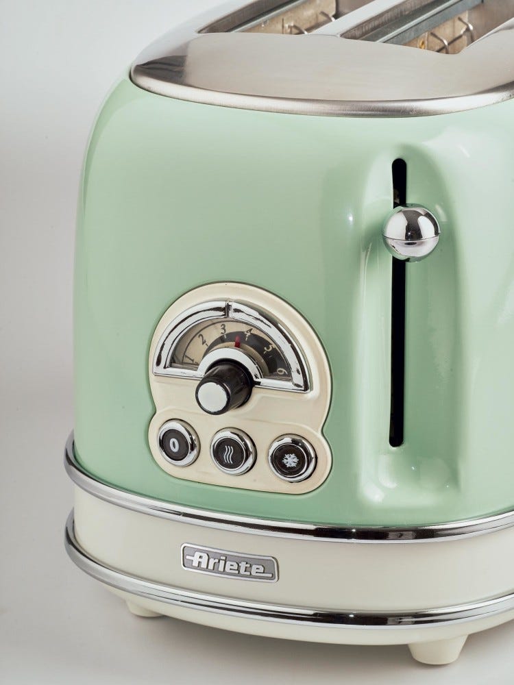 Ariete 0155 Vintage Tostapane 2 fette - Verde
