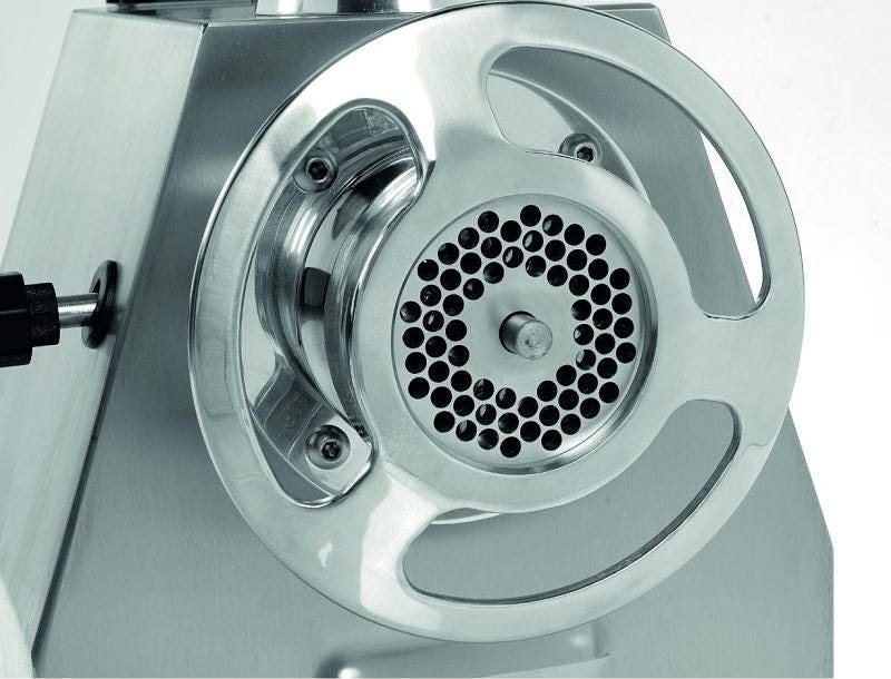 Fama FTI136RU Unger Tritacarne professionale Trifase, 350/400 kg/h, gruppo Acciaio Inox 1/2 Unger