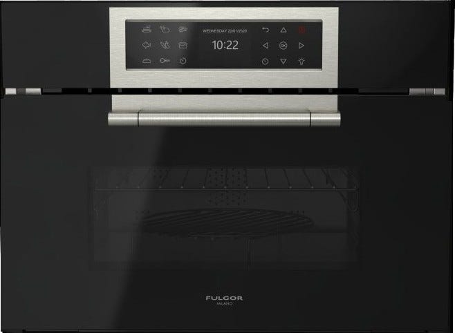 Fulgor FCLCMO 4510 TEM BK Forno microonde da incasso cm. 59 h. 45 cm - vetro nero