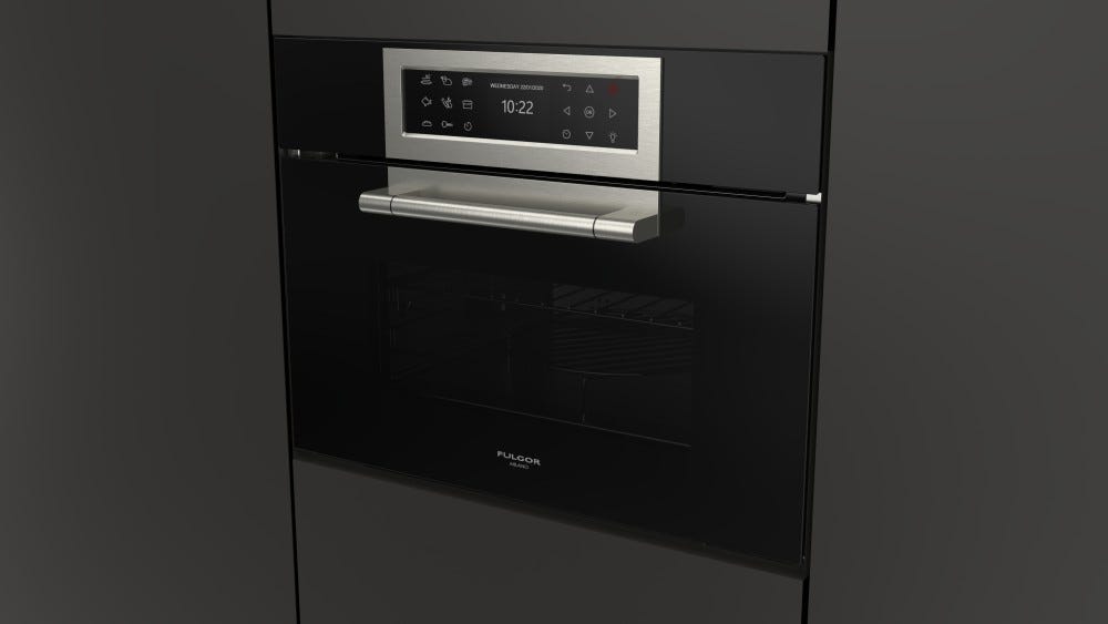 Fulgor FCLCMO 4510 TEM BK Forno microonde da incasso cm. 59 h. 45 cm - vetro nero
