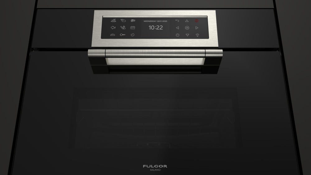 Fulgor FCLCMO 4510 TEM BK Forno microonde da incasso cm. 59 h. 45 cm - vetro nero
