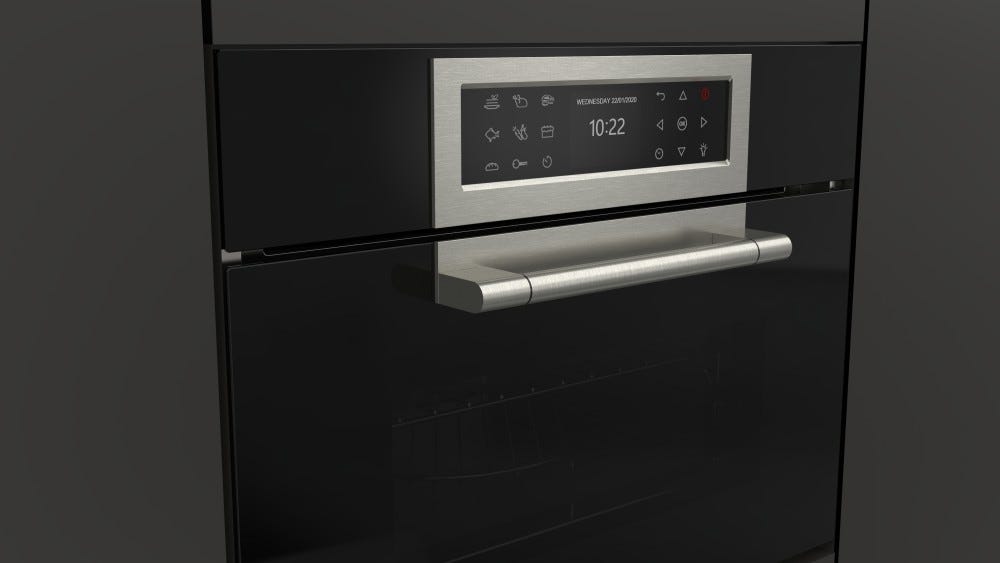 Fulgor FCLCMO 4510 TEM BK Forno microonde da incasso cm. 59 h. 45 cm - vetro nero