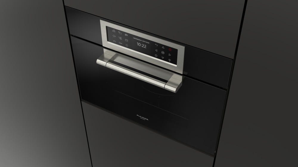 Fulgor FCLCMO 4510 TEM BK Forno microonde da incasso cm. 59 h. 45 cm - vetro nero