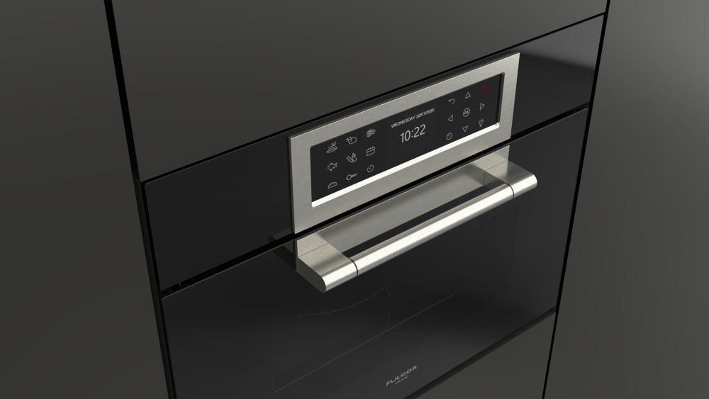 Fulgor FCLCMO 4510 TEM BK Forno microonde da incasso cm. 59 h. 45 cm - vetro nero