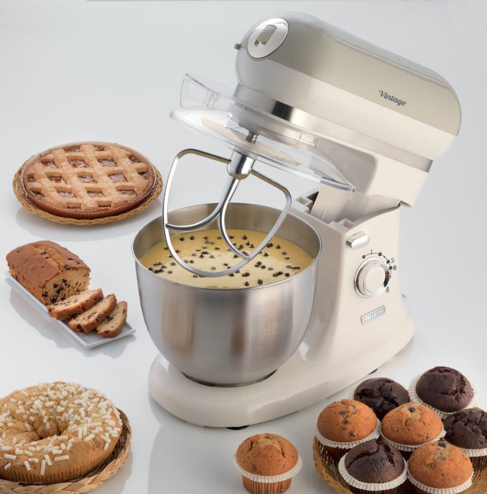 Ariete 1588 Vintage Impastatrice planetaria 5.5 lt. - Beige