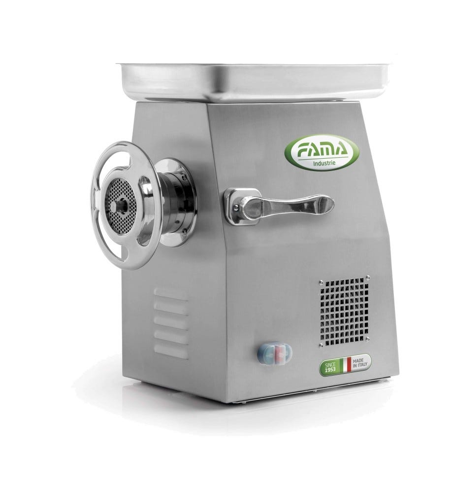 Fama FTI138RUT Unger Tritacarne professionale Trifase, 600 kg/h, gruppo Acciaio Inox Unger Totale, inversione di marcia FINV