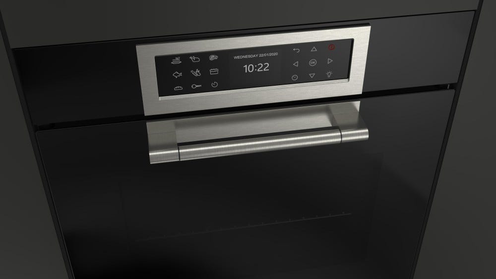 Fulgor FCLO 6215 TEM BK CLUSTER CONCEPT 60 Forno elettrico cm. 60 - vetro nero