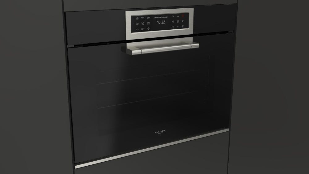 Fulgor FCLO 7515 TEM BK Forno elettrico cm. 75 - vetro nero