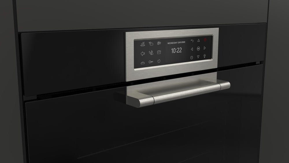 Fulgor FCLO 7515 TEM BK Forno elettrico cm. 75 - vetro nero