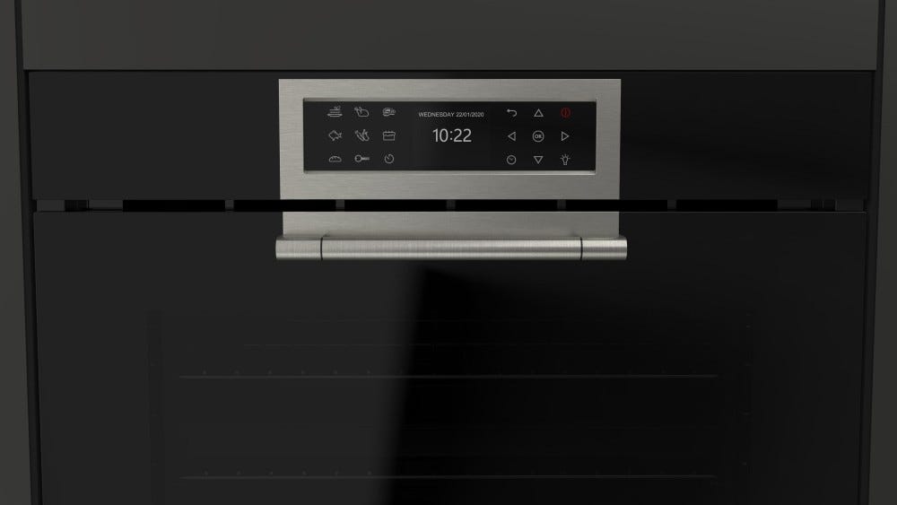 Fulgor FCLO 7515 TEM BK Forno elettrico cm. 75 - vetro nero