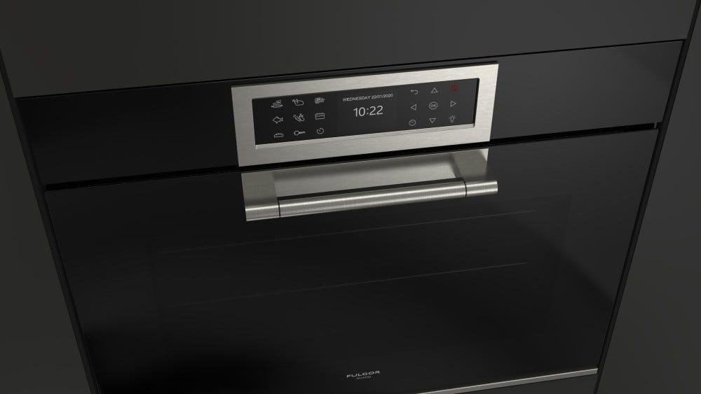 Fulgor FCLO 7515 TEM BK Forno elettrico cm. 75 - vetro nero