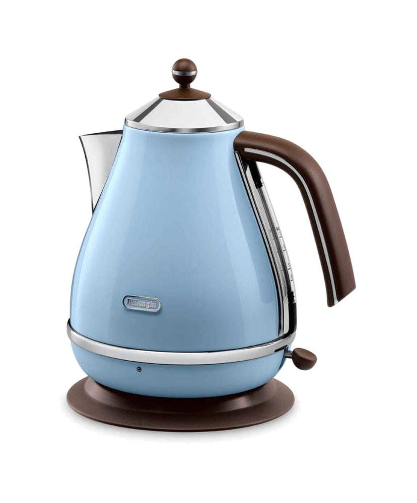 De Longhi KBOV2001 AZ Icona Vintage Bollitore elettrico da 1,7 l - azzurro