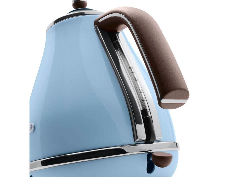 De Longhi KBOV2001 AZ Icona Vintage Bollitore elettrico da 1,7 l - azzurro