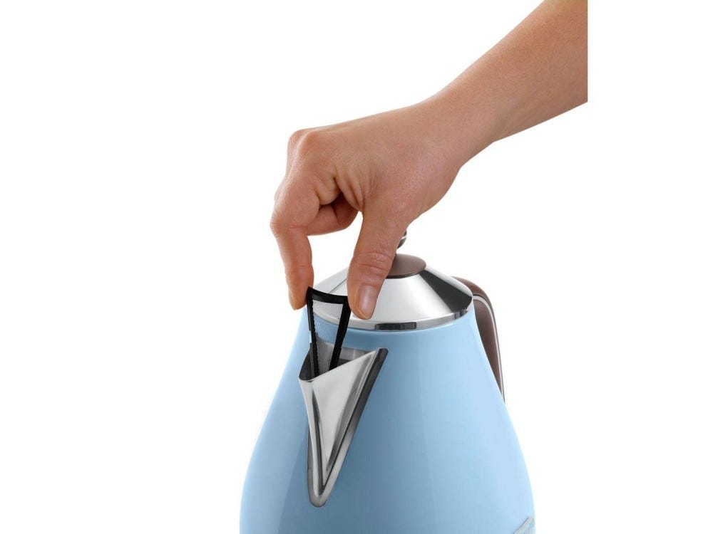 De Longhi KBOV2001 AZ Icona Vintage Bollitore elettrico da 1,7 l - azzurro