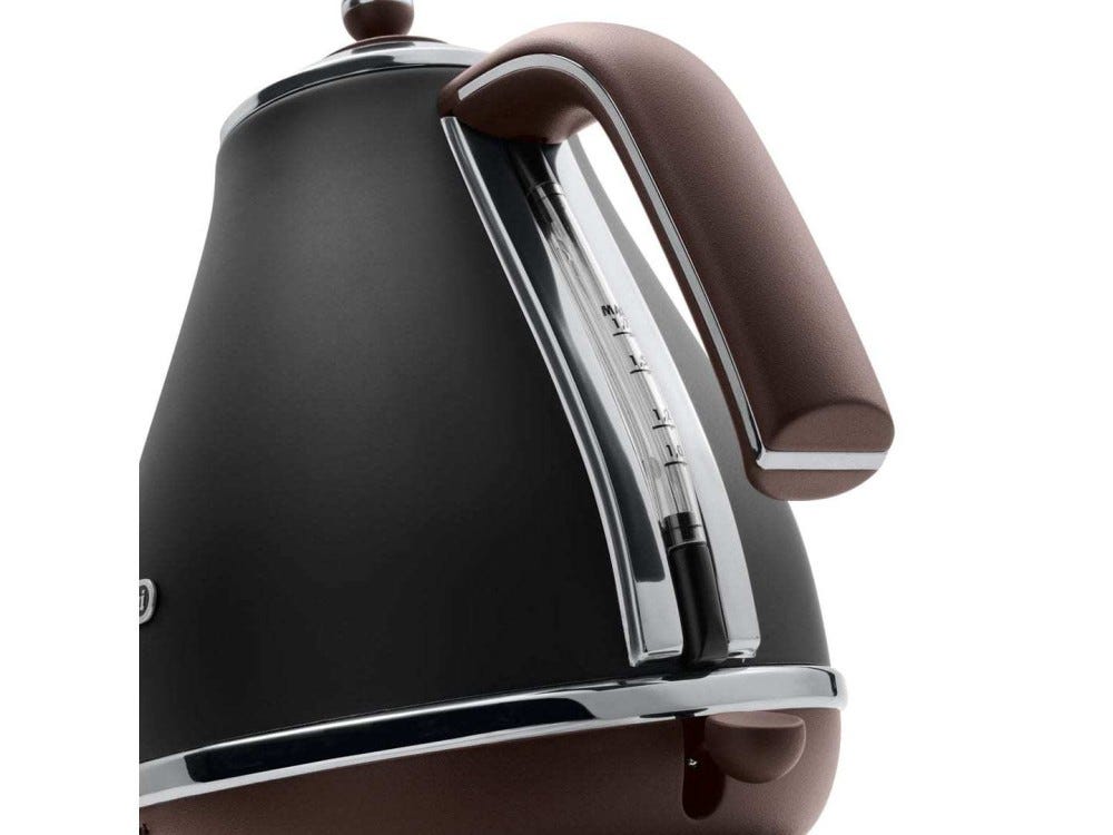 De Longhi KBOV2001 BK Icona Vintage Bollitore elettrico da 1,7 l - nero