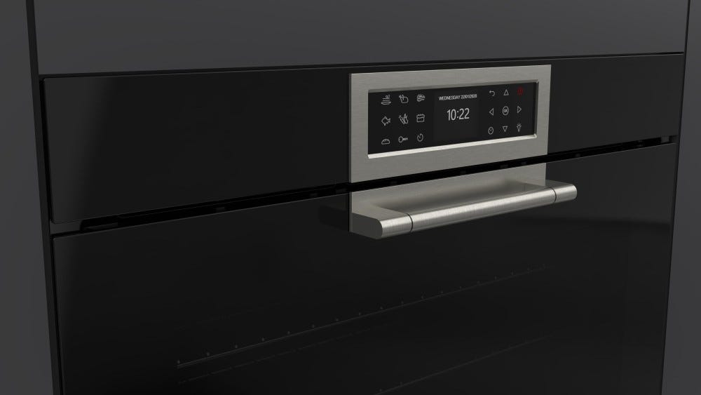Fulgor FCLO 9615 TEM BK Forno elettrico cm. 90 - vetro nero