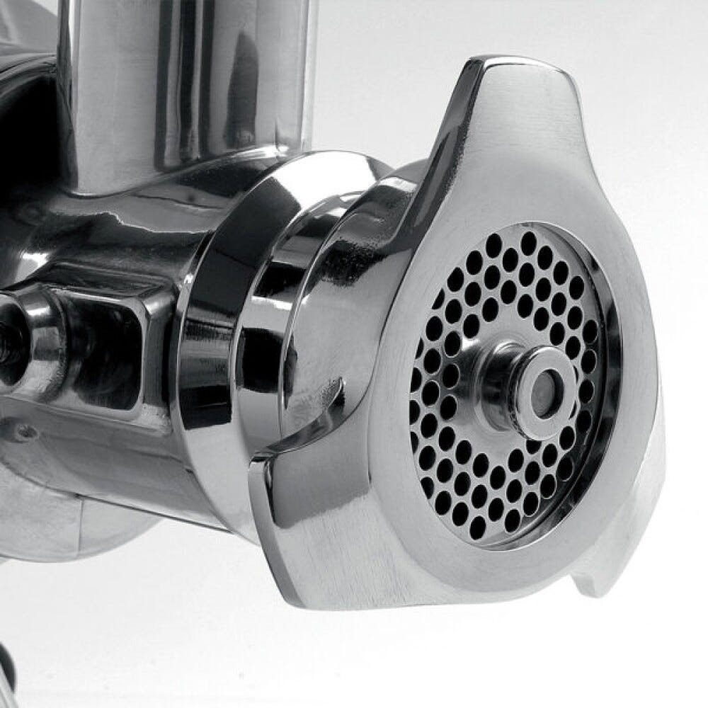 Fama FTG103 Tg Tritacarne Grattugia monofase 200/50 kg, gruppo macinazione in acciaio inox