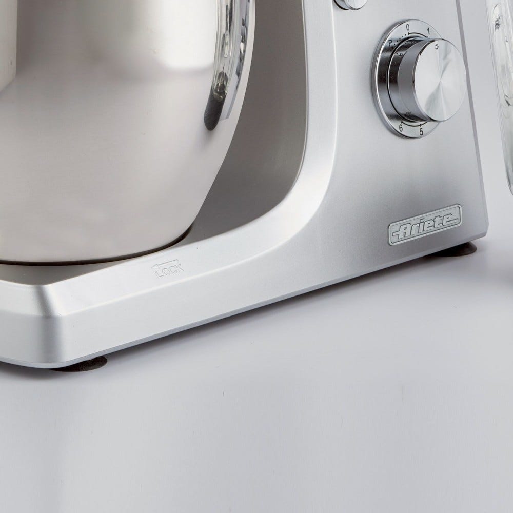 Ariete 1598 Pastamatic Gourmet Planetaria multifunzione 7 lt. - Acciaio inox
