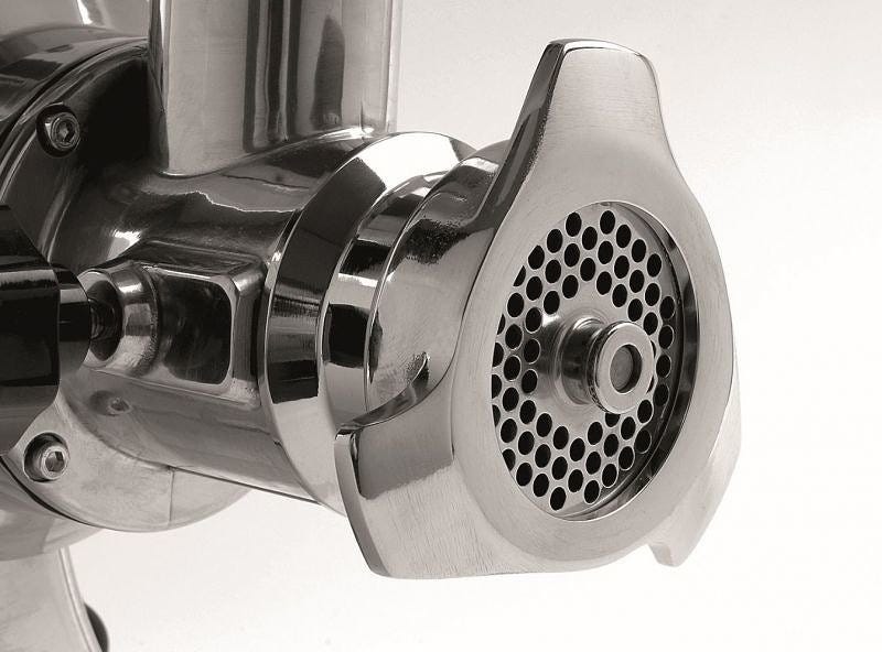 Fama FTG208 Tg Tritacarne Grattugia trifase 300/70 kg, gruppo macinazione in ghisa alimentare