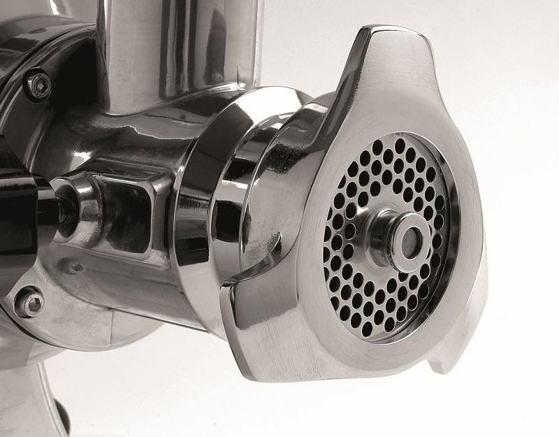 Fama FTG206 Tg Tritacarne Grattugia trifase 300/70 kg, gruppo macinazione in acciaio inox