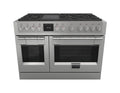 Fulgor FSRC 4807 2P MK 2F X Cucina da accosto cm. 122 - 6 fuochi + 2 forni elettrici - inox