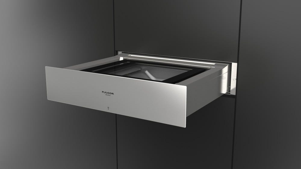 Fulgor FVSD 150 TC X Cassetto per sottovuoto da incasso cm. 60 h. 15 - inox