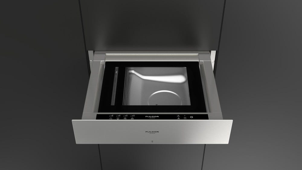 Fulgor FVSD 150 TC X Cassetto per sottovuoto da incasso cm. 60 h. 15 - inox