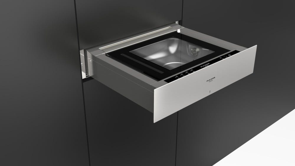 Fulgor FVSD 150 TC X Cassetto per sottovuoto da incasso cm. 60 h. 15 - inox