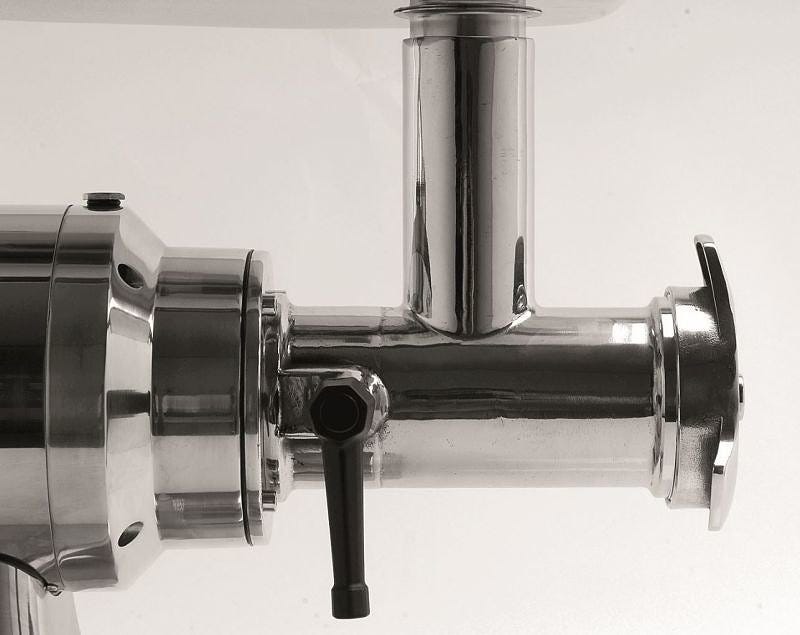 Fama FTGK207 Uniko Tritacarne Grattugia monofase 300/70 kg, gruppo macinazione in acciaio inox completamente smontabile