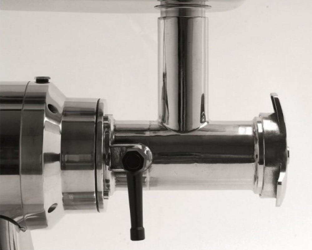 Fama FTGIK210 Uniko Tritacarne Grattugia monofase 300/70 kg, gruppo macinazione in acciaio inox completamente smontabile