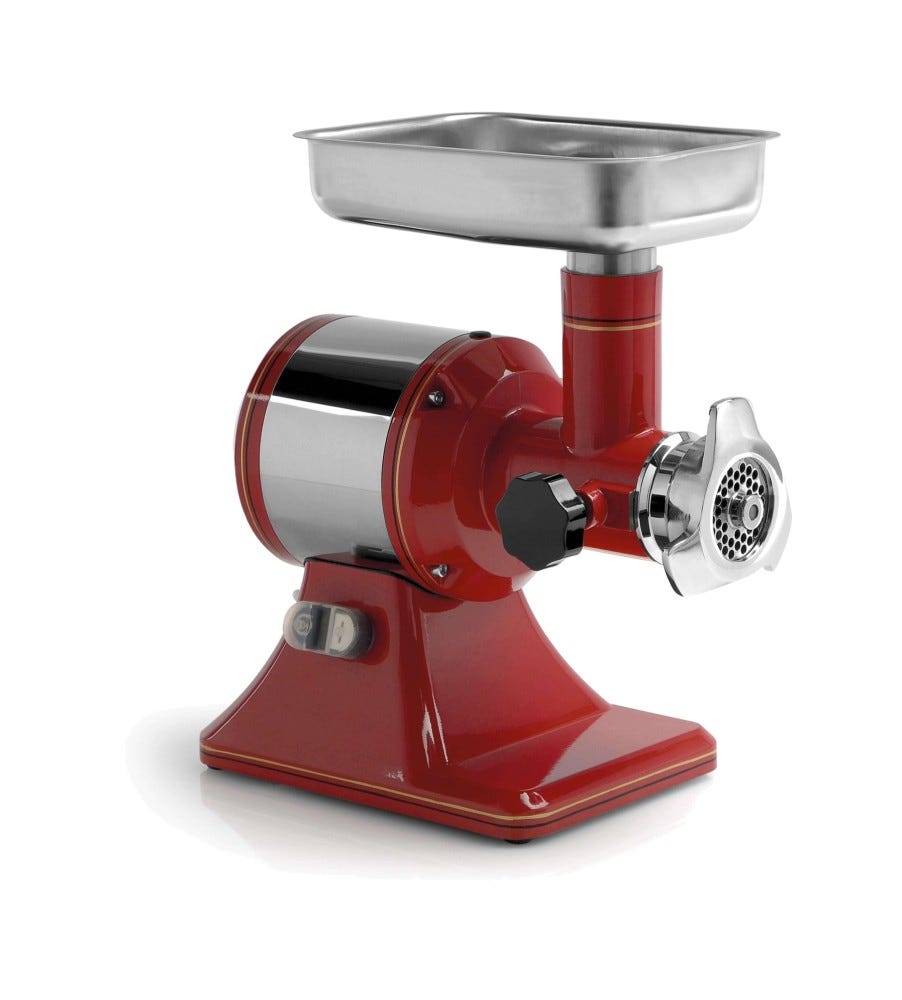 Fama FTSR106 Retrò Tritacarne Retrò trifase 150/200 kg, gruppo macinazione in ghisa alimentare
