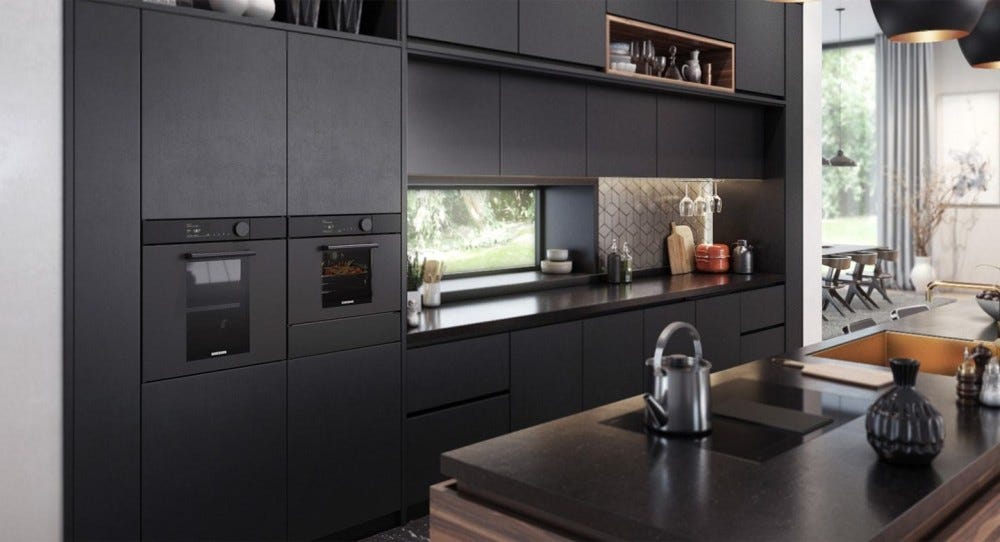Samsung NQ50T9539BD Infinite Line Forno combinato a microonde cm. 60 h 45 - grafite