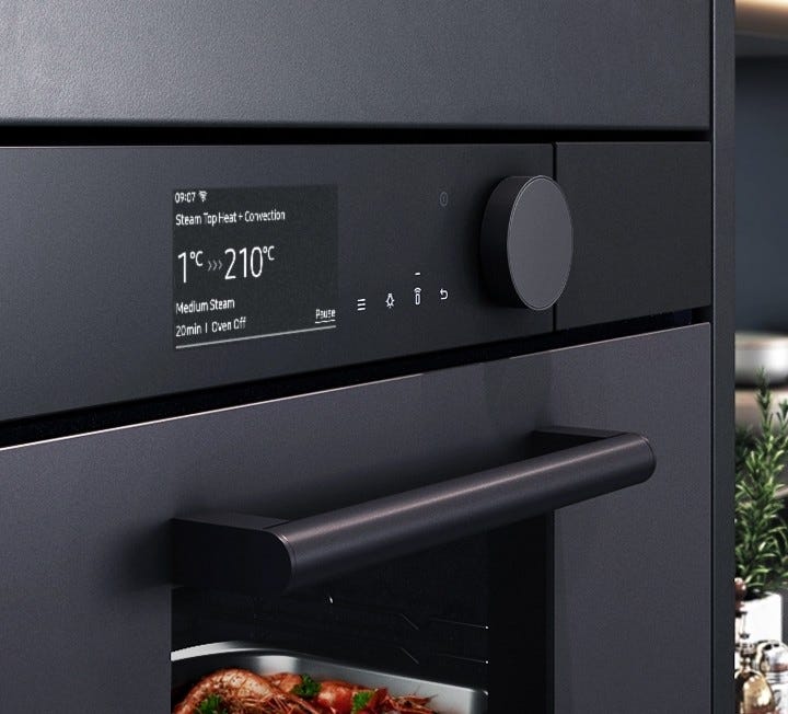 Samsung NQ50T9539BD Infinite Line Forno combinato a microonde cm. 60 h 45 - grafite