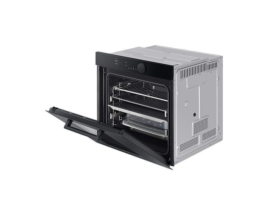 Samsung NV75T9979CD Infinite Line Forno incasso a vapore, Dual Cook, 75 litri, pirolitico, Wi-Fi, classe A+, grafite satinato
