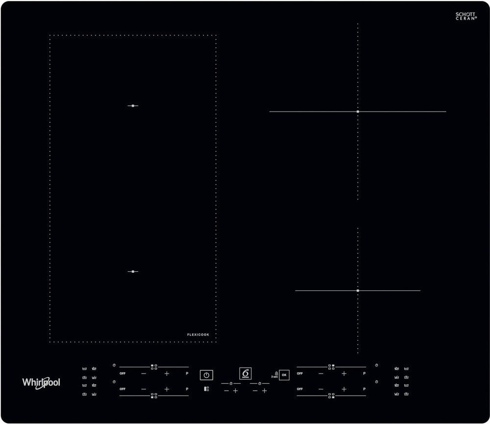Whirlpool WL B8160 NE Piano cottura a induzione cm. 59 - vetroceramica nero